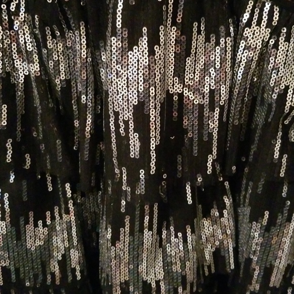 LAURA Embellished Strapless Black Dress - Picture 3 of 5